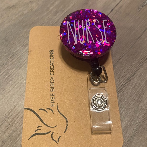 💜✨Nurse Badge Reel 💜✨ - Picture 1 of 3